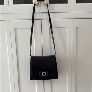 Elegant Navy Blue Shoulder Bag